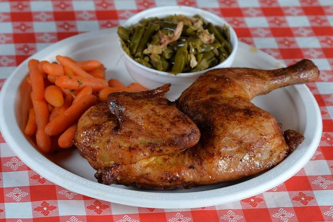 Order 1/2 Chicken Meal food online from Jimmy Jo's BBQ store, Bourbonnais on bringmethat.com