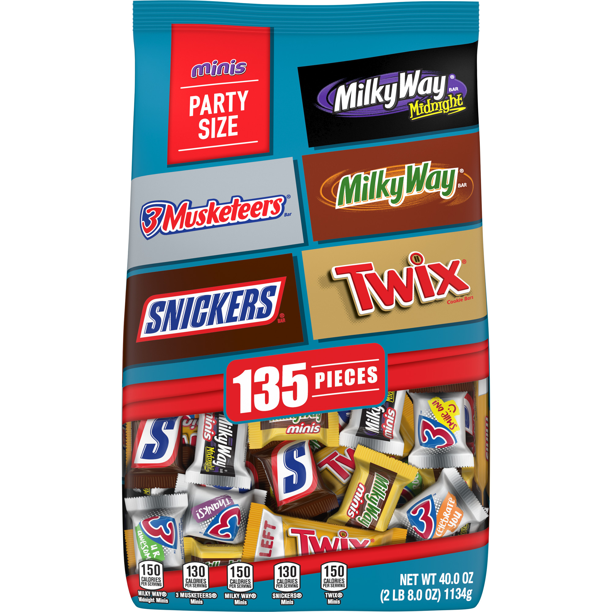 Order Mars Chocolate Variety Mini Candy Bars - 40 oz food online from Rite Aid store, Cathedral City on bringmethat.com