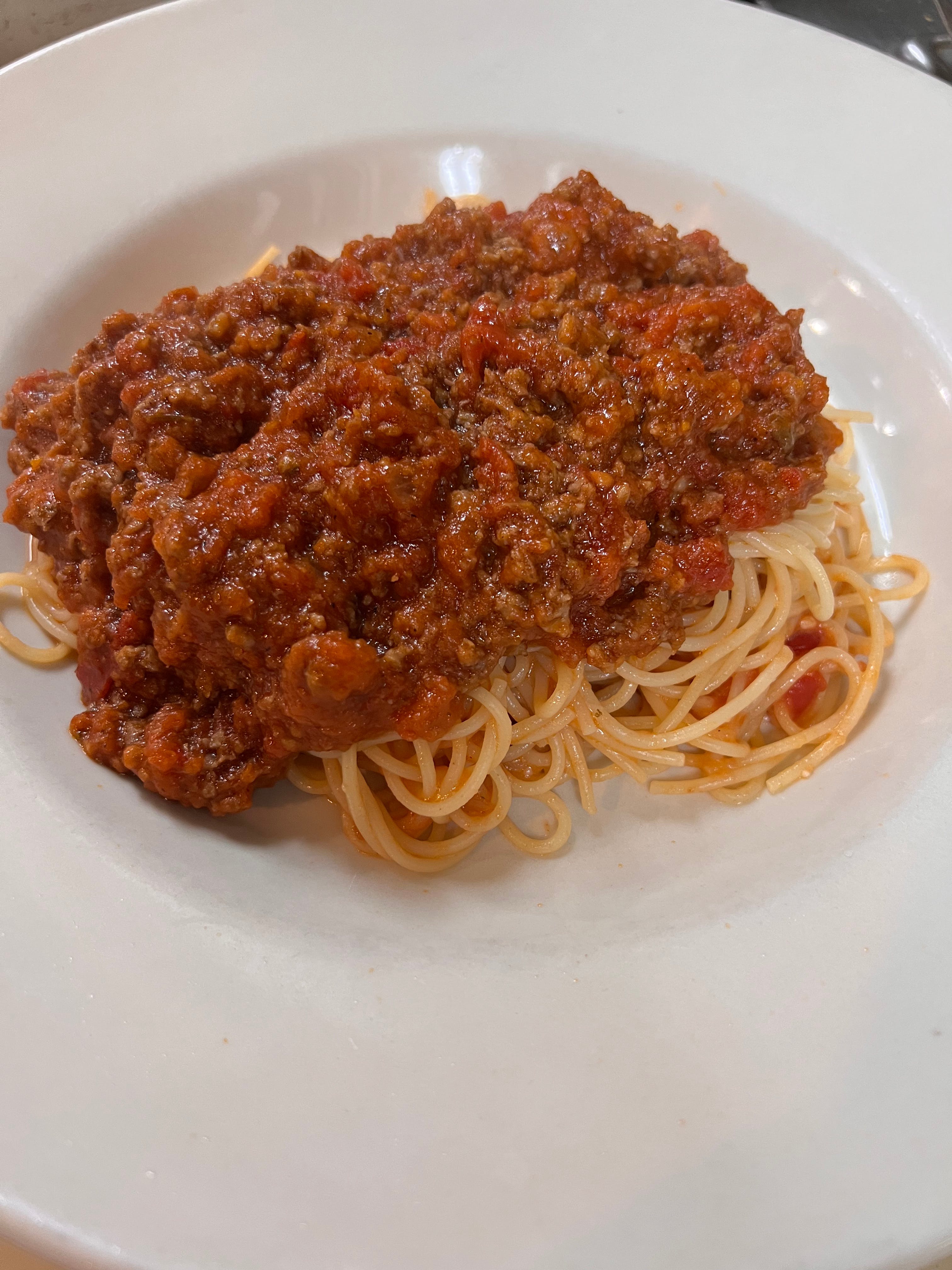 Order Pasta with Meat Sauce Lunch - Pasta food online from Bella Sera Italian Restaurant store, Copperas Cove on bringmethat.com