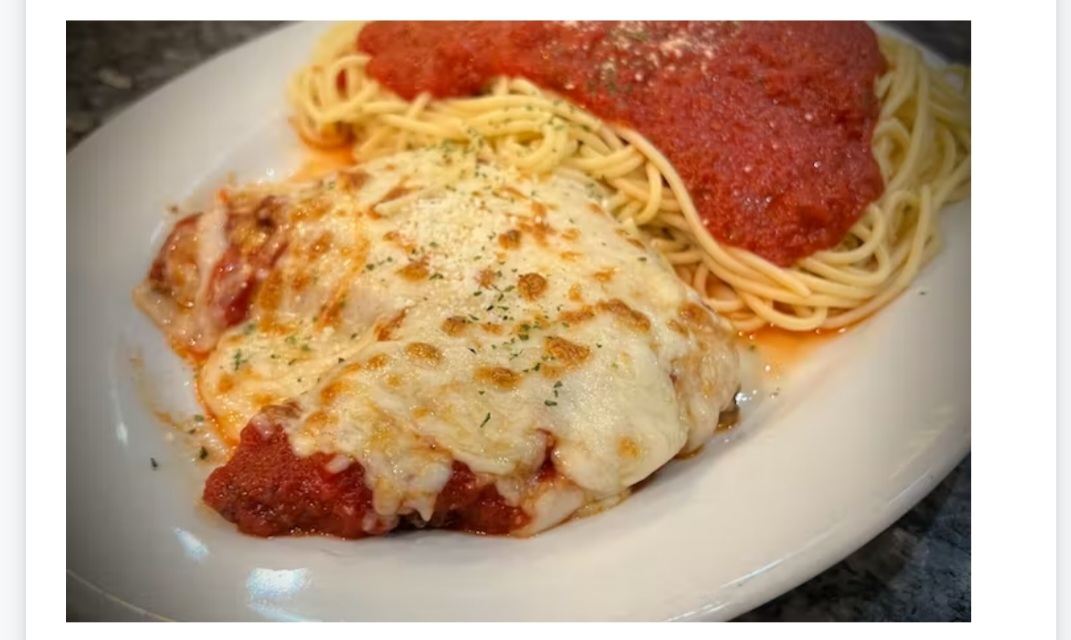 Order Veal Steak Parmesan food online from Margherita Pizzeria store, Reading on bringmethat.com