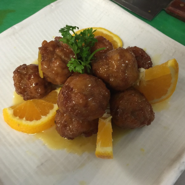 Order Orange Chicken food online from Kinnara thai restaurant store, Van Nuys on bringmethat.com