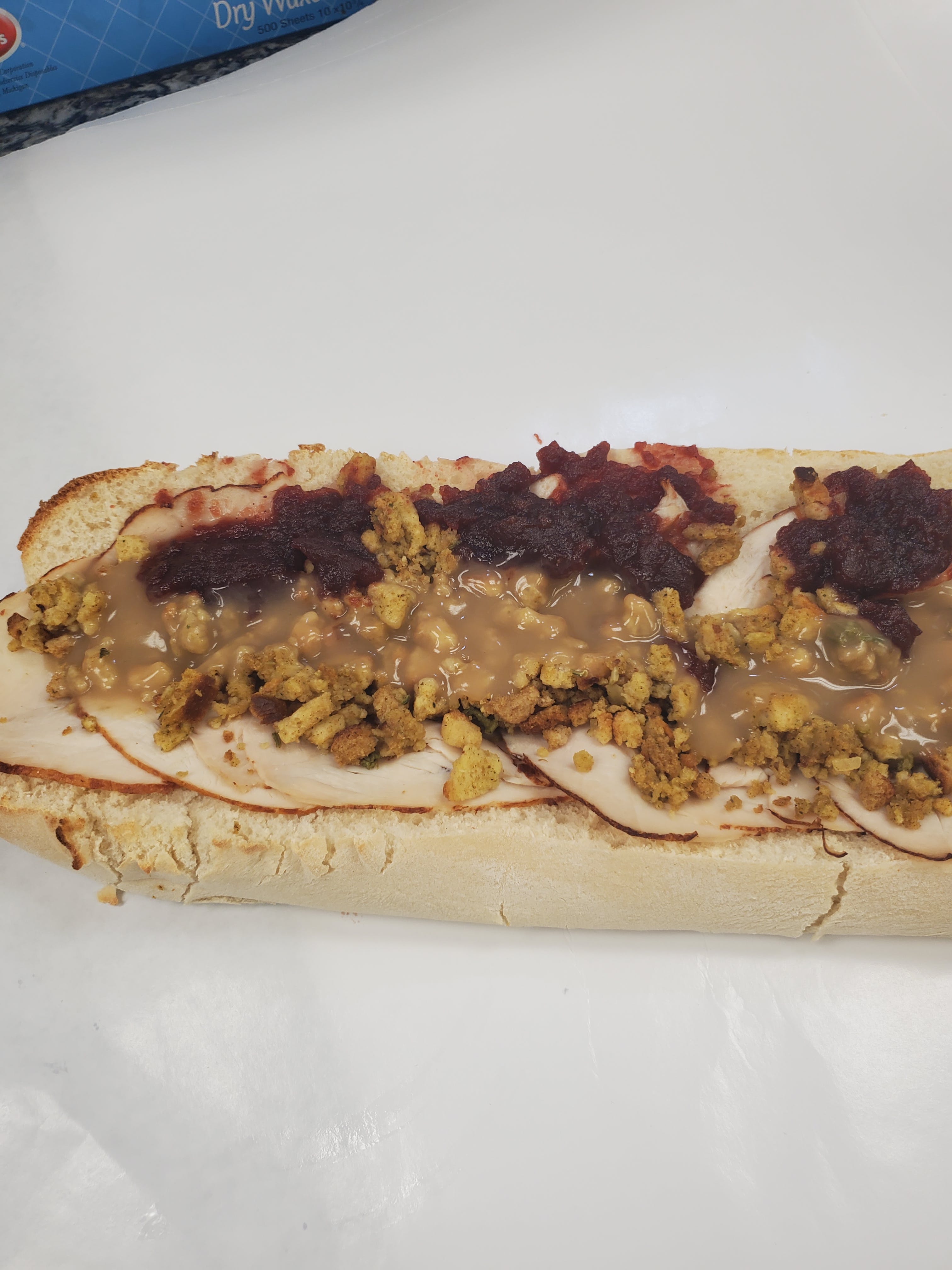 Order Thanksgiving Day Sub - Small 8" food online from Royal Cutlets store, Salem on bringmethat.com