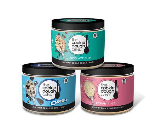 Order 3 for $24 Triple Play 18 oz Jars food online from The Cookie Dough Cafe store, Portland on bringmethat.com