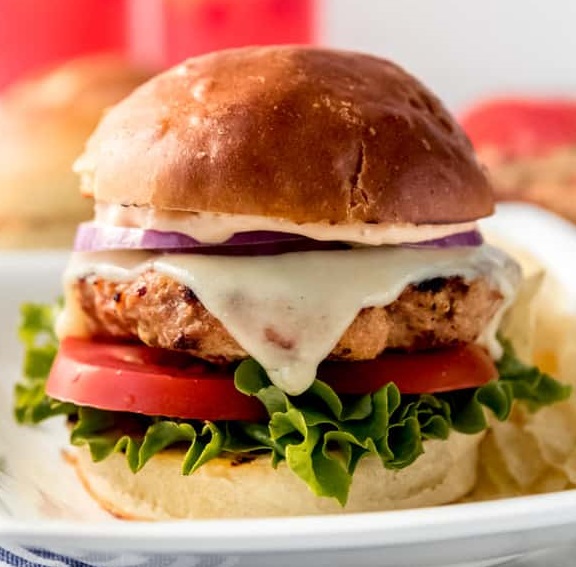Order Turkey Burger deluxe food online from Danny's Deli store, Flushing on bringmethat.com