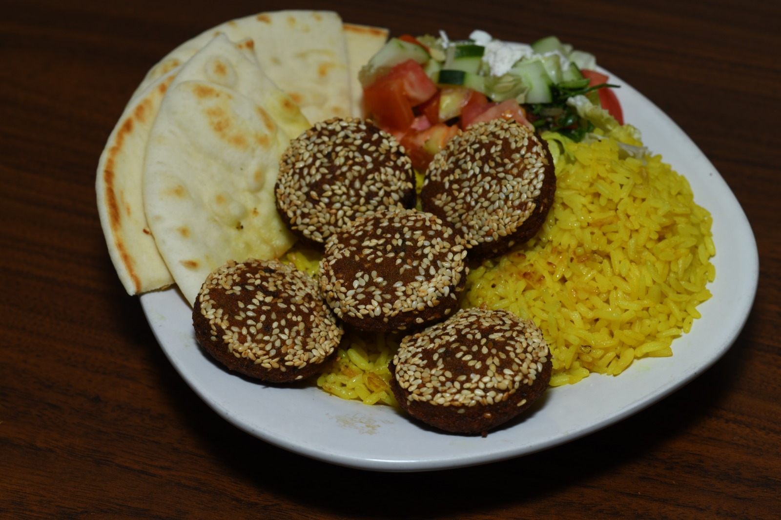 Order Falafel Platter food online from Maros Gyro store, Smyrna on bringmethat.com
