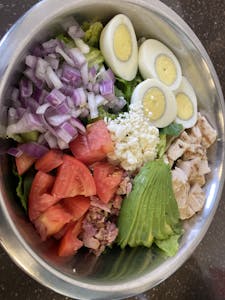 Order Cobb Salad food online from 2n1 Salad Bar and Grill store, Austin on bringmethat.com