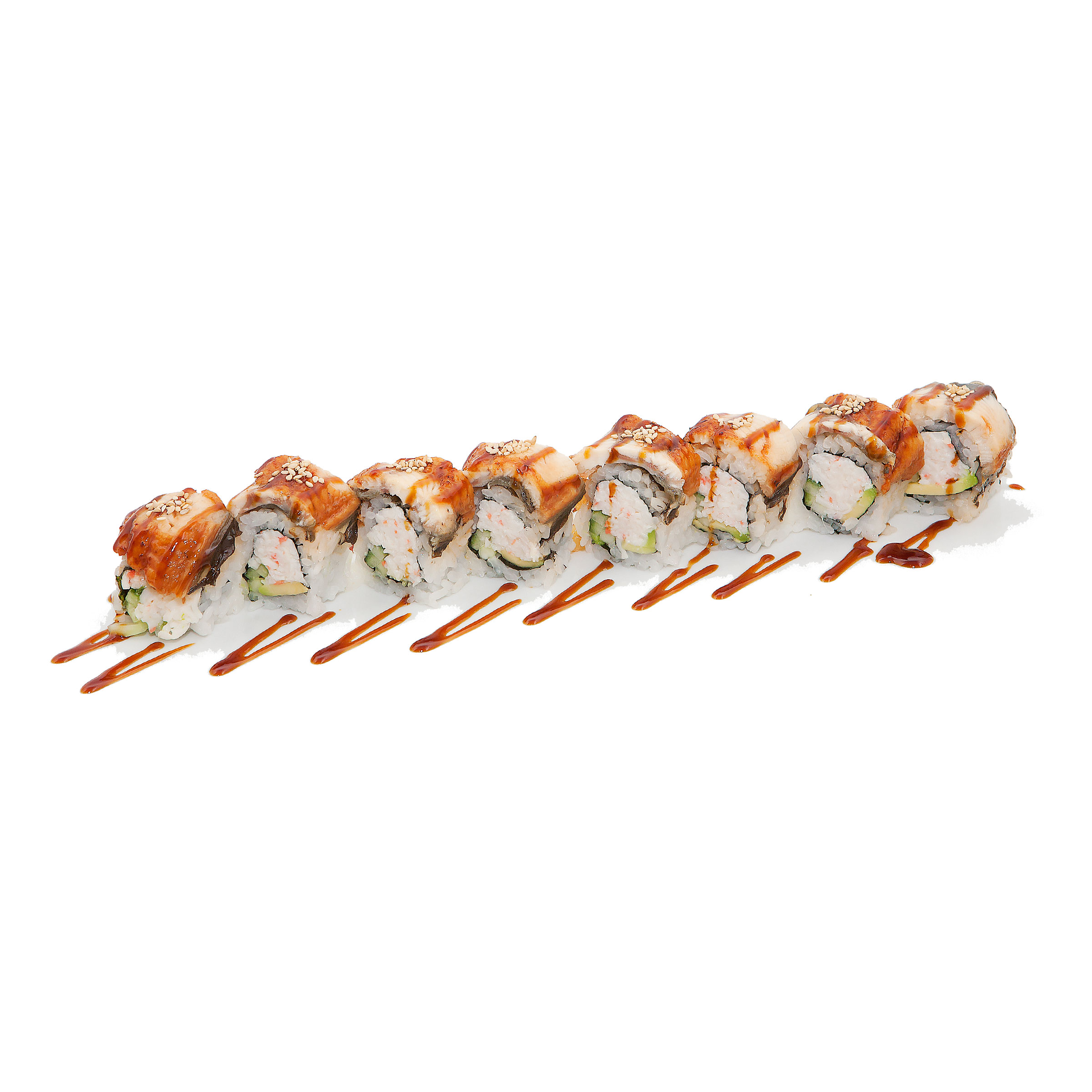 Order Dragon Roll food online from Sushi Kudasai store, Bellevue on bringmethat.com