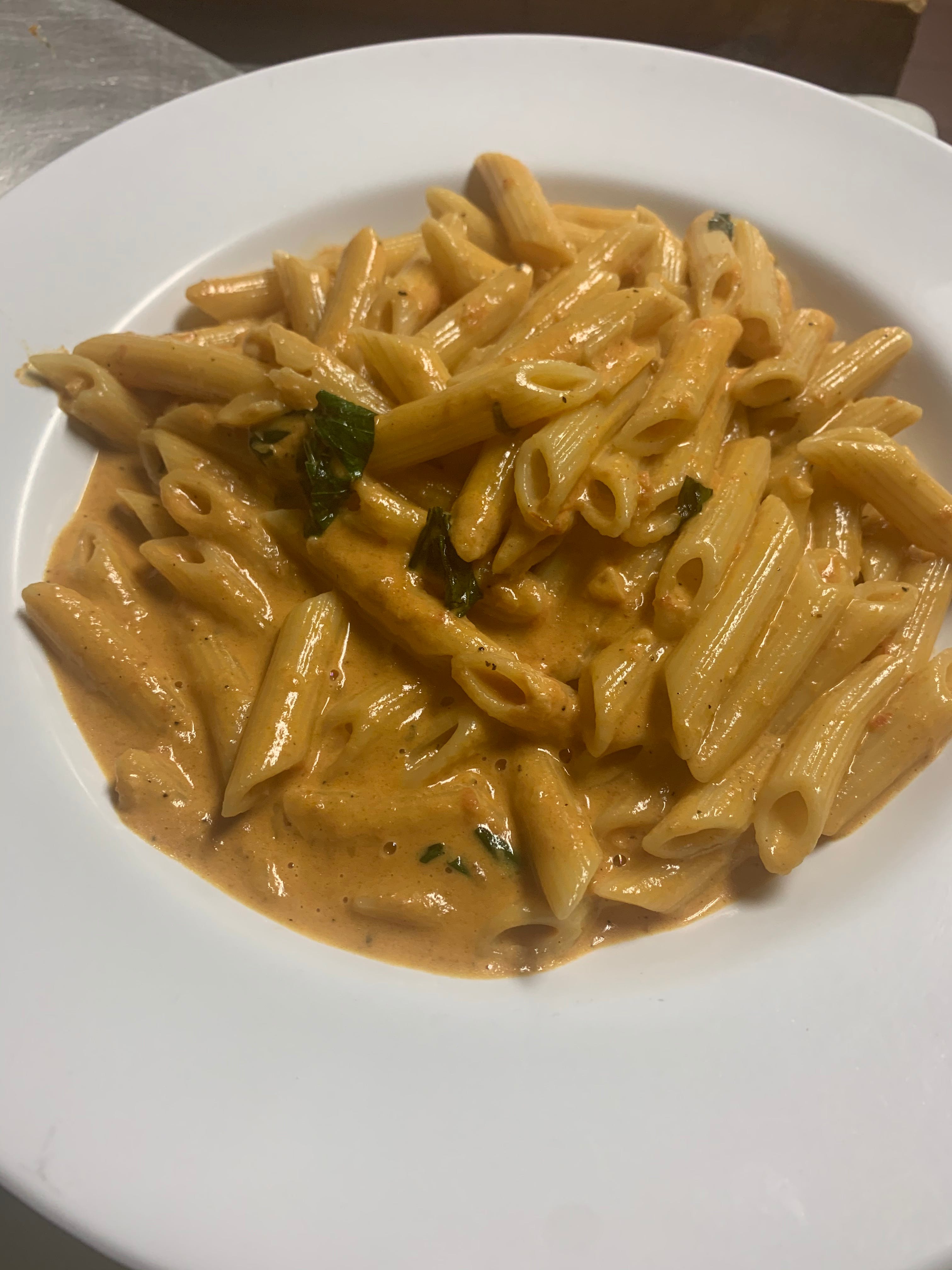 Order Penne  alla Vodka - Pasta food online from Taste of Italy Pizzeria store, Corona on bringmethat.com