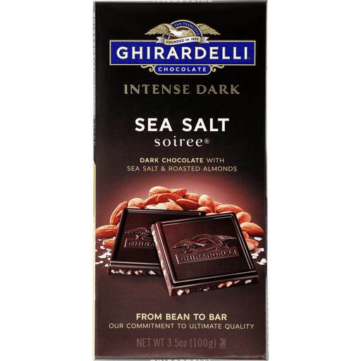 Order Ghiradelli Sea Salt Bar (3.5 OZ) 108546 food online from Bevmo! store, Chico on bringmethat.com