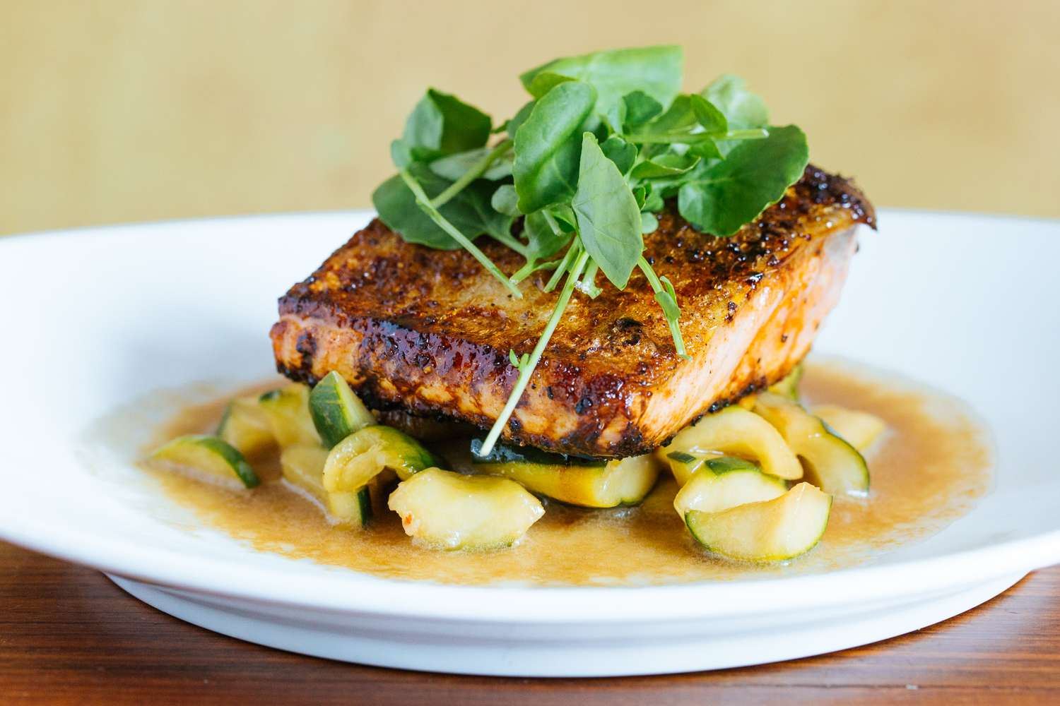 Order Caramelized Salmon food online from Jake And Cooper Wine Bar store, Philadelphia on bringmethat.com