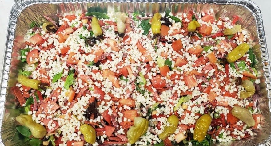 Order Antipasto Salad - Salad food online from Alfredo Pizza store, Shippensburg on bringmethat.com