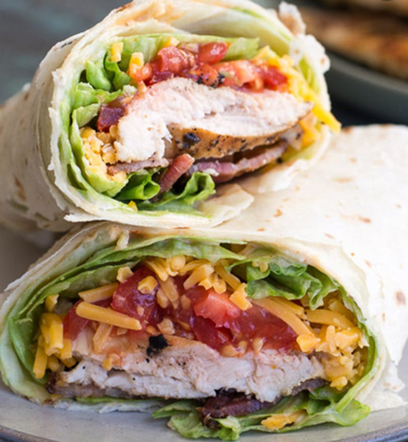 Order Chicken & Bacon Wrap - Wrap food online from Brother Bruno Pizza store, Washingtonville on bringmethat.com