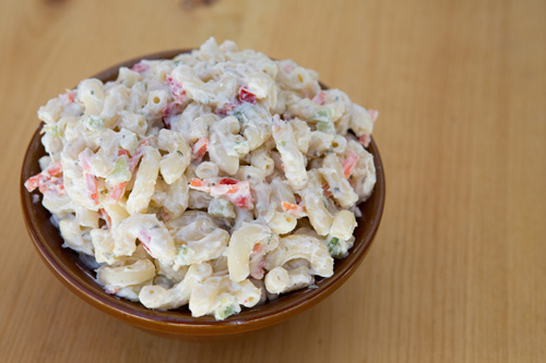 Order 1/2 lb. Macaroni Salad food online from Primo Hoagies store, Rockaway on bringmethat.com