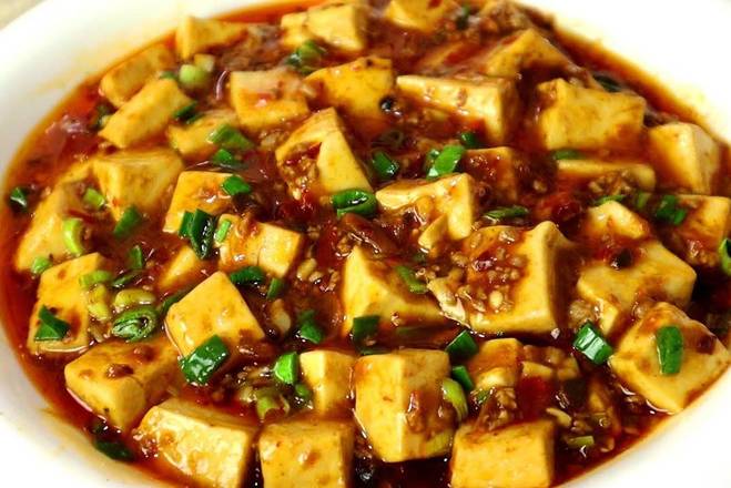 Order Mapo Tofu 麻婆豆腐 food online from Five Spice Asian Cuisine store, Boulder on bringmethat.com