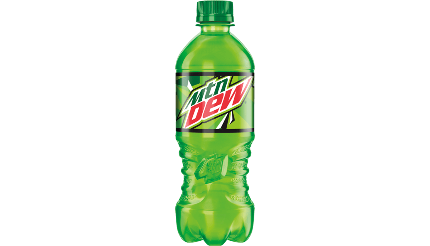 Order Mountain Dew 20oz Bottle food online from House Of Cigar & Liquor store, Redondo Beach on bringmethat.com