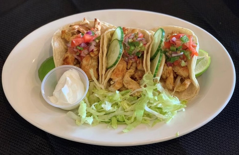 Order 3 Chicken Tacos food online from Super Chicken Rico store, Rosedale on bringmethat.com