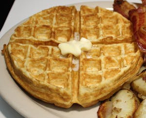 Order WAFFLE W/ BUTTER food online from Millers Country Kitchen store, Middletown on bringmethat.com