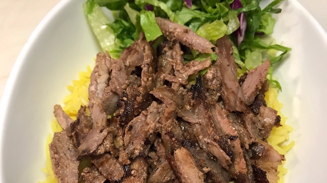 Order Kidd Steak Shawarma over Rice food online from Crave Kabob store, Chicago on bringmethat.com