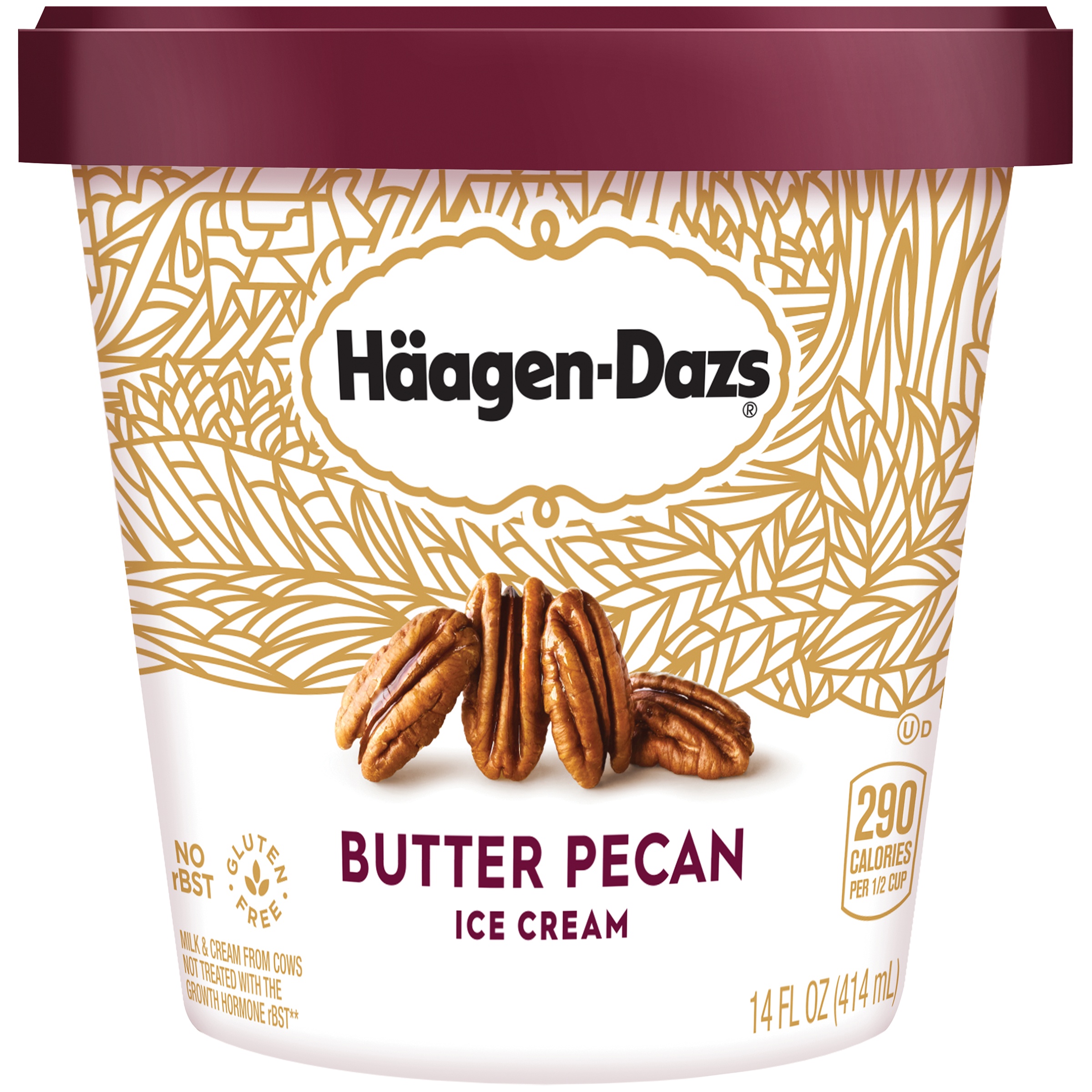 Order 14oz Haagen-Dazs Butter Pecan Ice Cream food online from Checkout Food Stores #69 store, Spring on bringmethat.com