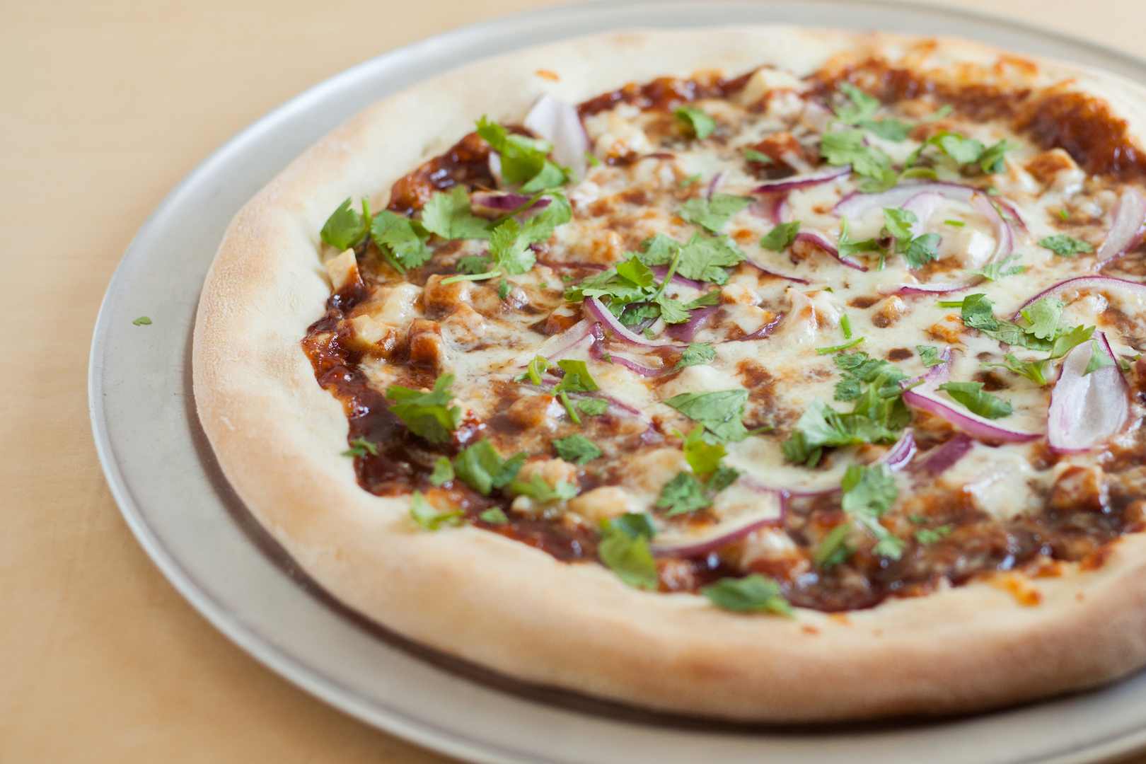 Order BBQ Chicken Pizza food online from Slice store, Playa Vista on bringmethat.com