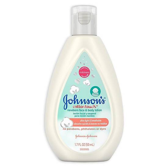 Order Johnson's® CottonTouch™ 1.7 fl. oz. Newborn Face and Body Lotion food online from Bed Bath &Amp; Beyond store, San Luis Obispo on bringmethat.com