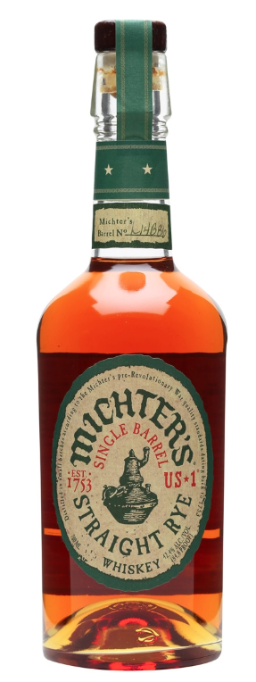 Order Michters Straight Rye Single Barrel 750ml food online from Terners Liquor store, Los Angeles on bringmethat.com