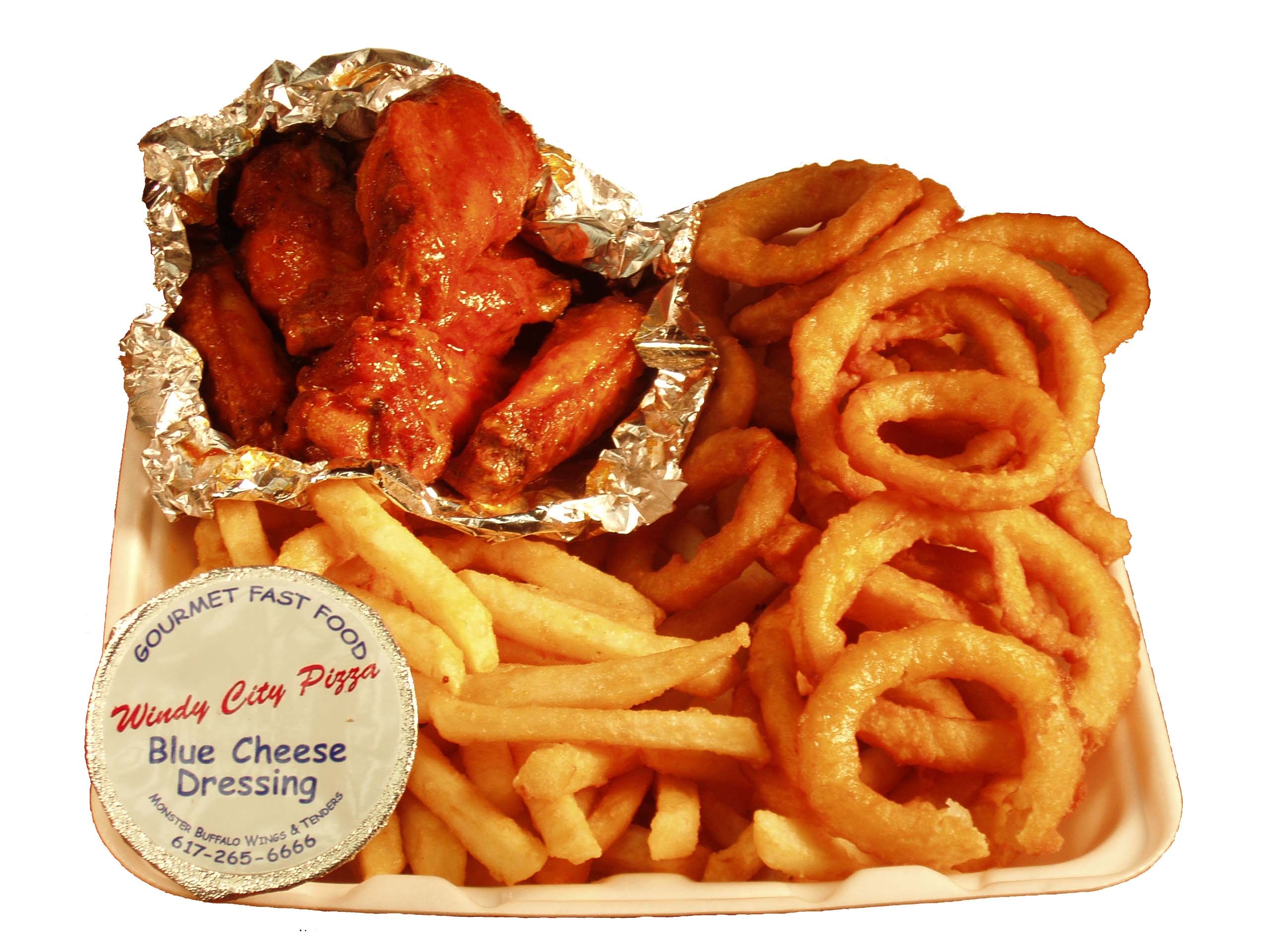 Order Buffalo Wing Plate (6) food online from Windy City store, Dorchester on bringmethat.com