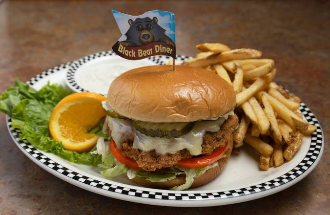 Order Crispy “CFS” Sandwich food online from Black Bear Diner store, Colorado Springs on bringmethat.com