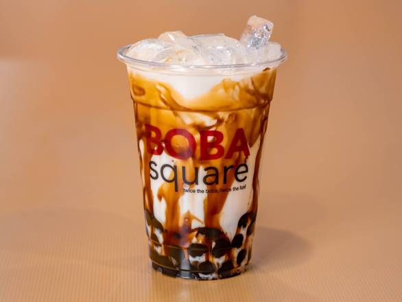 Order Black Sugar Milk Boba food online from Boba Square store, Irvine on bringmethat.com