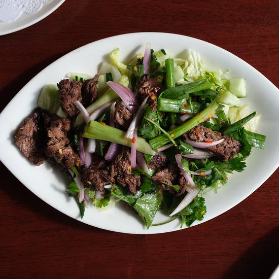 Order C30. Yum Neau Salad food online from Opart Thai House store, Chicago on bringmethat.com