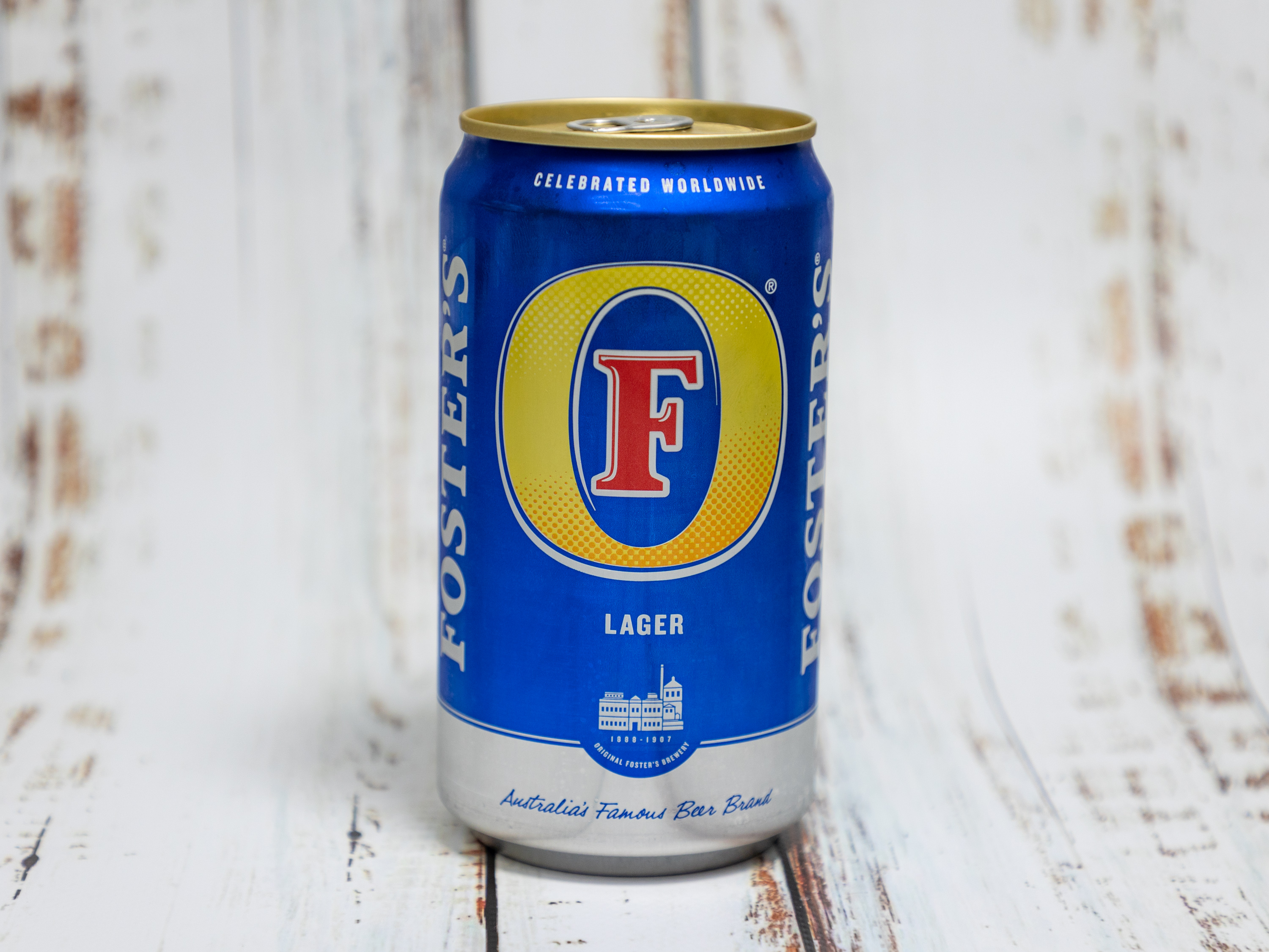 Order Fosters Lager 25.4 oz. 750 ml, Can Australian Beer food online from Alessandro Liquor store, Riverside on bringmethat.com