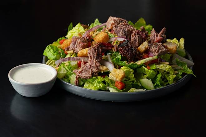 Order Chopped Brisket Salad food online from R&R Barbeque store, South Jordan on bringmethat.com