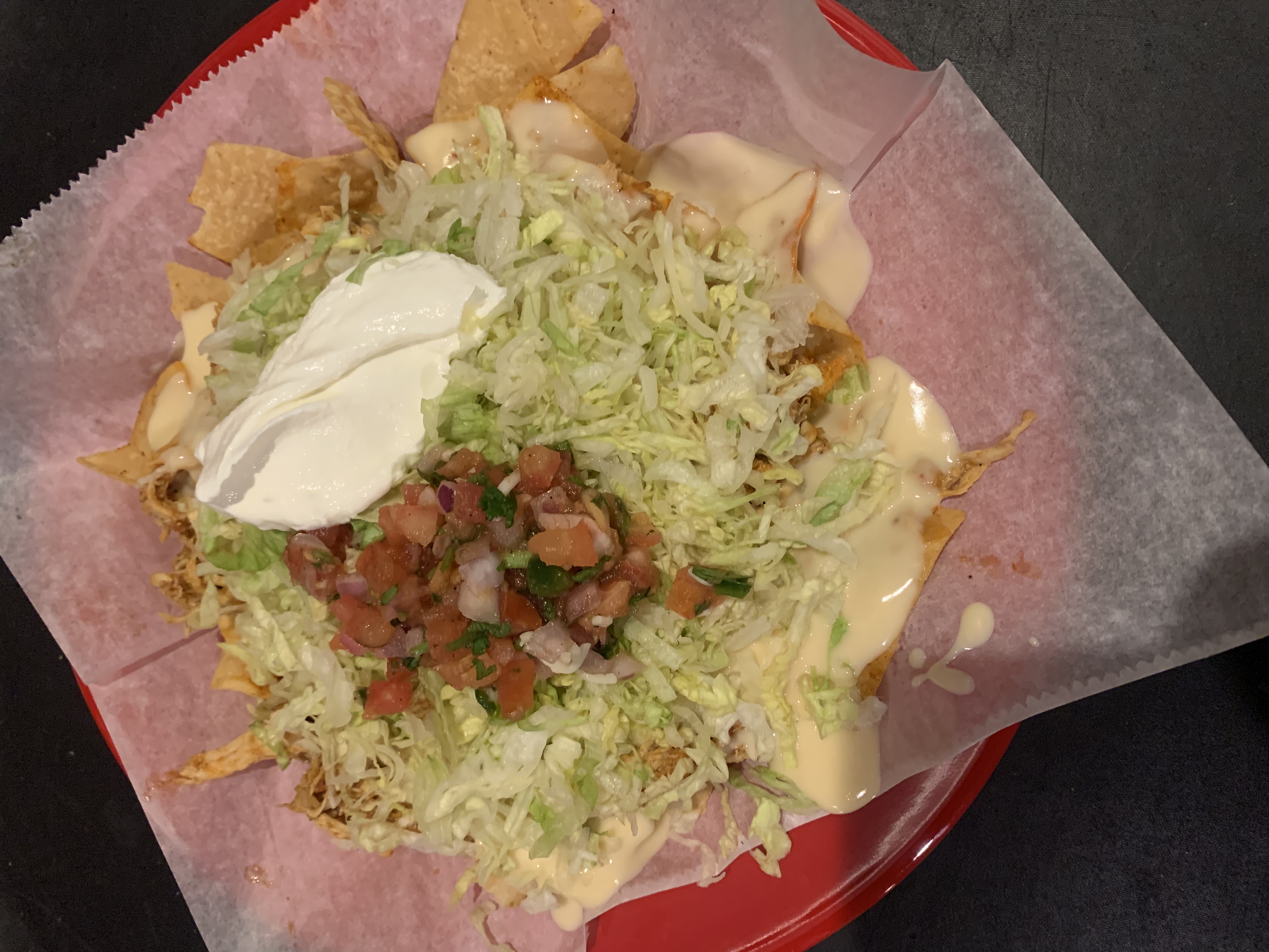 Order Tequila Lime Chicken Nachos food online from Maria's Cantina store, Southaven on bringmethat.com