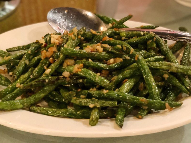 Order V7. Sauteed String Beans with Dried Chili 干煸四季豆 food online from Millions Of Milk Tea store, Columbus on bringmethat.com