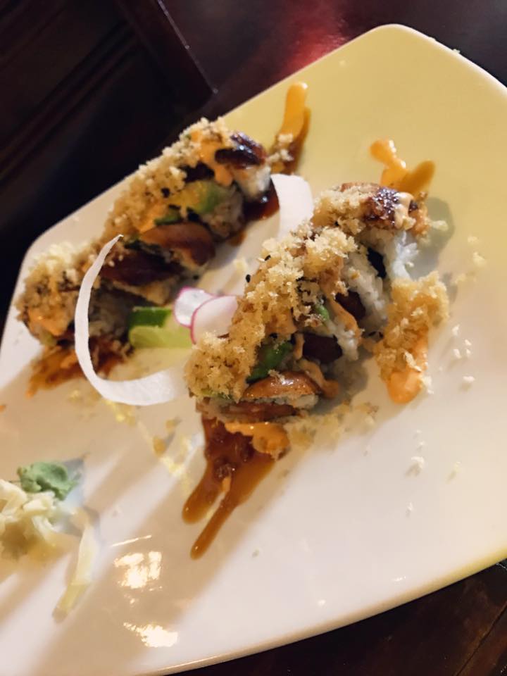 Order Fire Eel Roll food online from Aji Sushi store, College Station on bringmethat.com