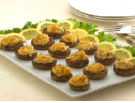 Order Stuffed Mushrooms with Crab Meat (4 Pieces) food online from Manny Place store, Willowick on bringmethat.com