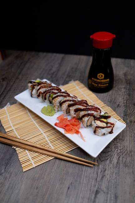 Order Chicken Teriyaki Roll (8 pcs) food online from Sushi Obsession store, Vallejo on bringmethat.com