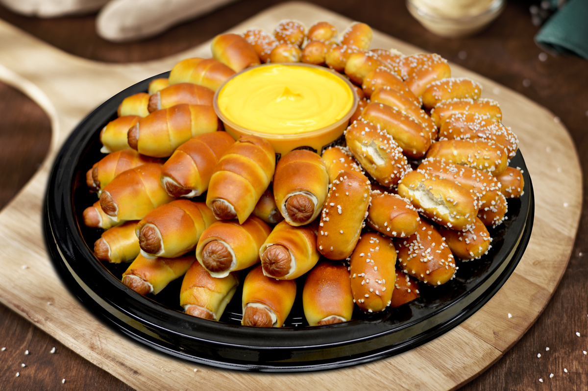 Order Mini Hot Dogs and Rivet Tray food online from Philly Pretzel Factory store, Hazlet on bringmethat.com