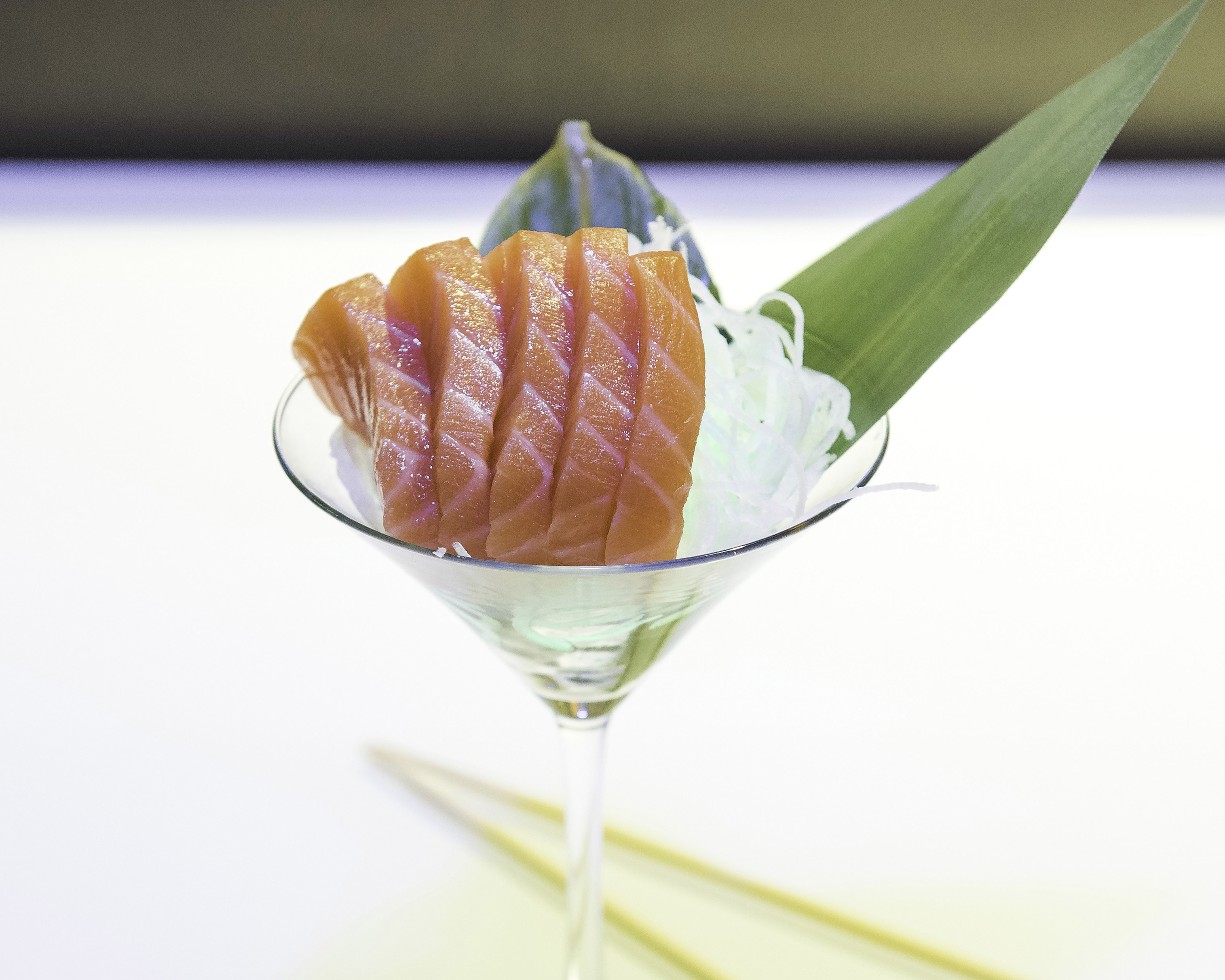 Order 5 Pieces Salmon Sashimi food online from Sushi Sakura Express store, Houston on bringmethat.com