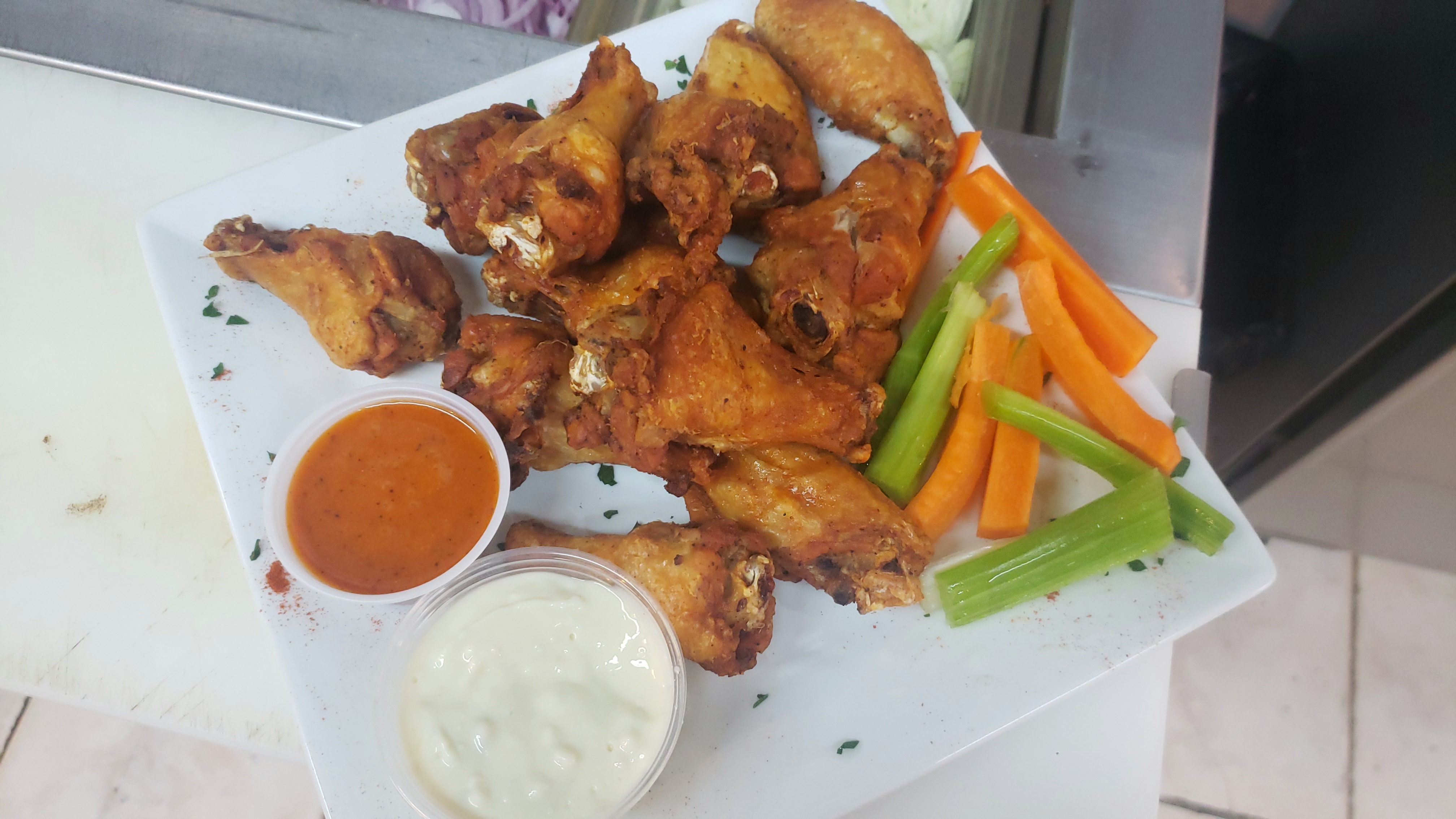 Order Buffalo Wings food online from Southampton Pizzeria & Restaurant store, Southampton on bringmethat.com