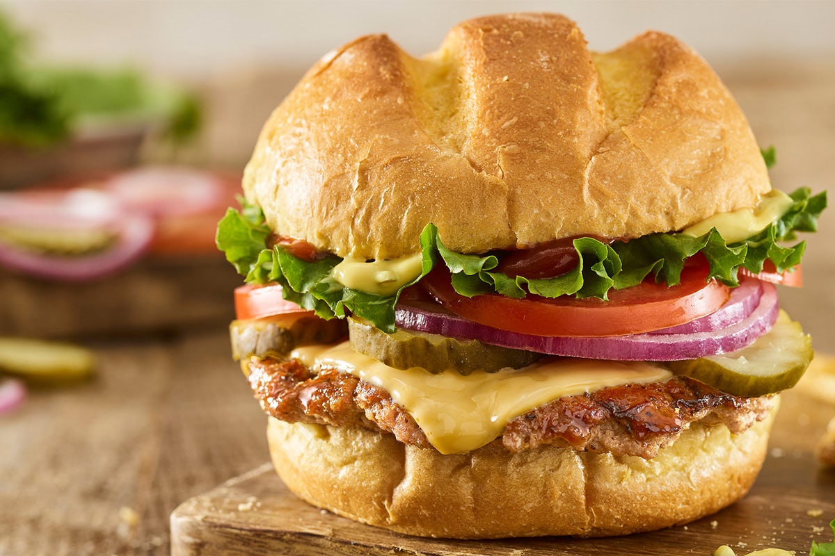 Order CLASSIC SMASH® TURKEY BURGER food online from Smashburger store, Raleigh on bringmethat.com