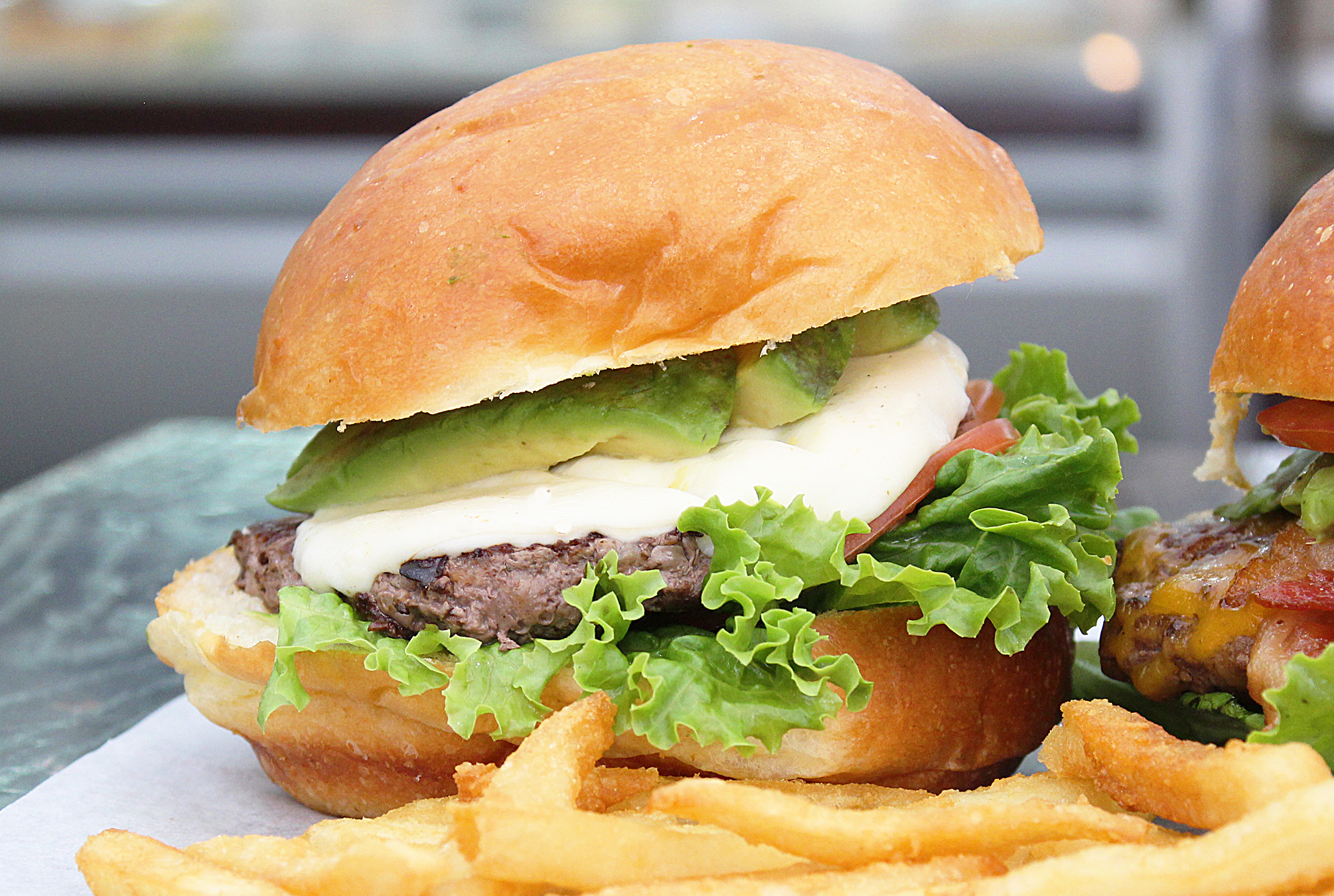 Order California Burger food online from Green Cafe store, New York on bringmethat.com