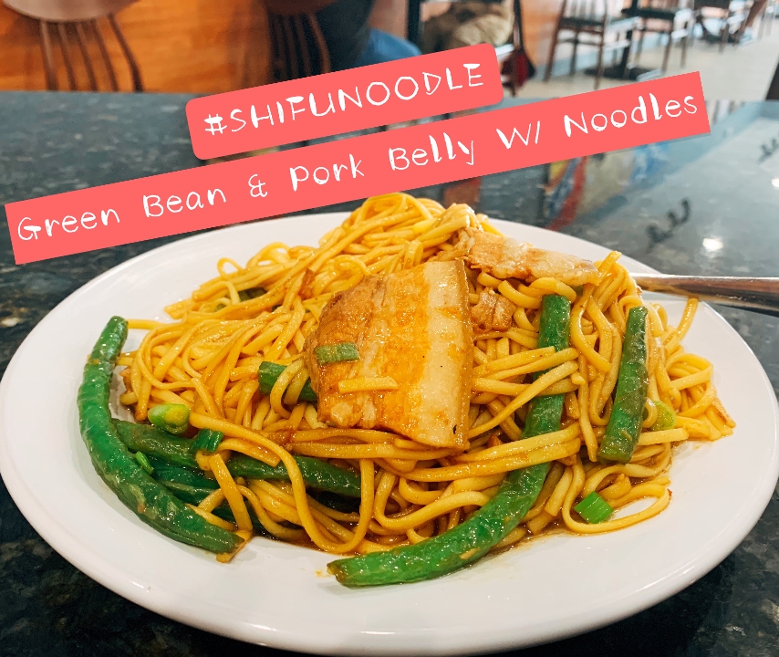Order Green Bean W/Braised Noodles 豆角面 food online from Shifu Noodle store, San Antonio on bringmethat.com