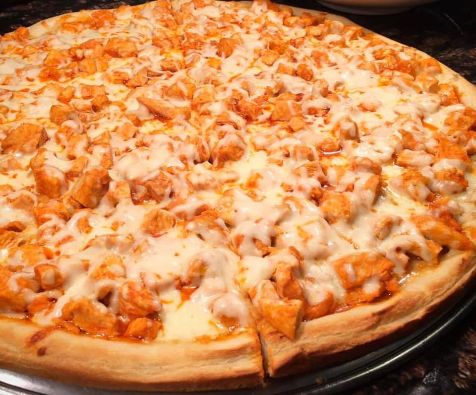 Order Buffalo Chicken Pie food online from Richie's Pizza store, Deer Park on bringmethat.com