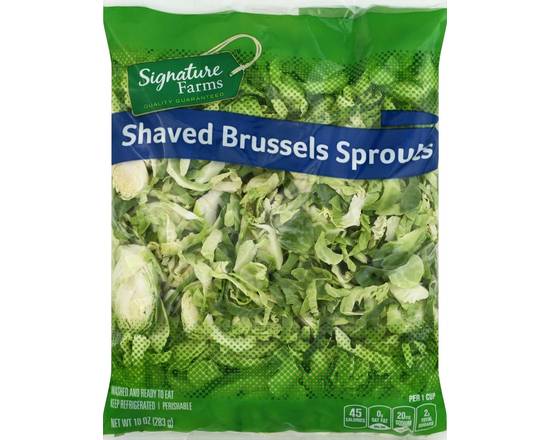 Order Signature Farms · Shaved Brussels Sprouts (10 oz) food online from Shaw's store, Newburyport on bringmethat.com