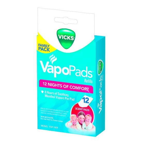 Order Vicks Waterless Vaporizer Scent Pads (12 ct) food online from Rite Aid store, Mckinleyville on bringmethat.com
