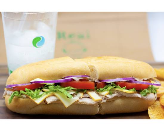 Order 13. Turkey and Cheese food online from Real Subs Cafe store, Smyrna on bringmethat.com
