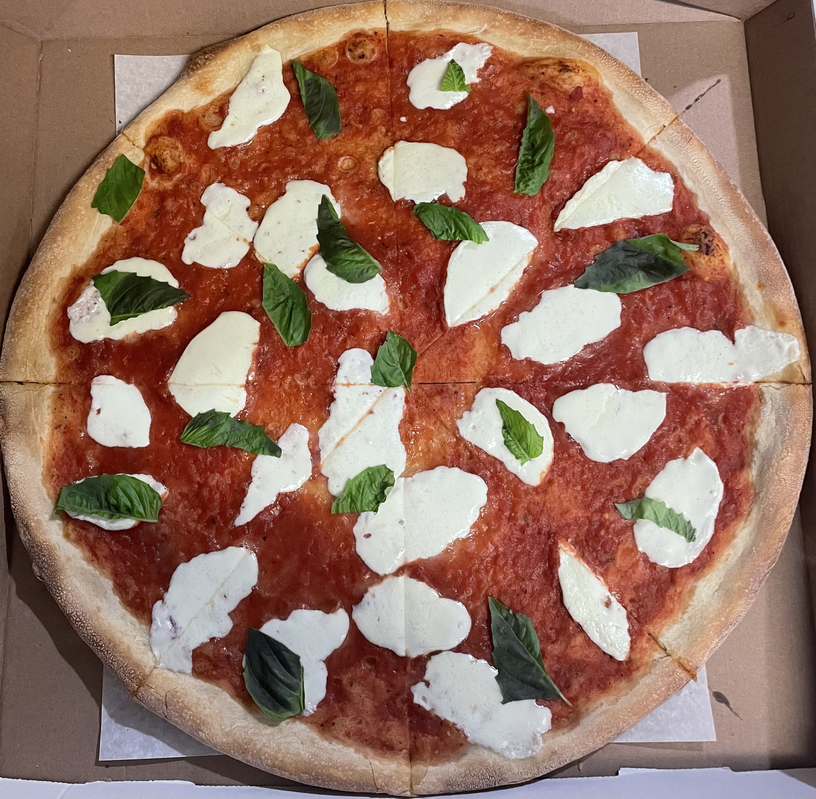 Order Margarita pizza food online from Prospero Pizza store, New Castle on bringmethat.com