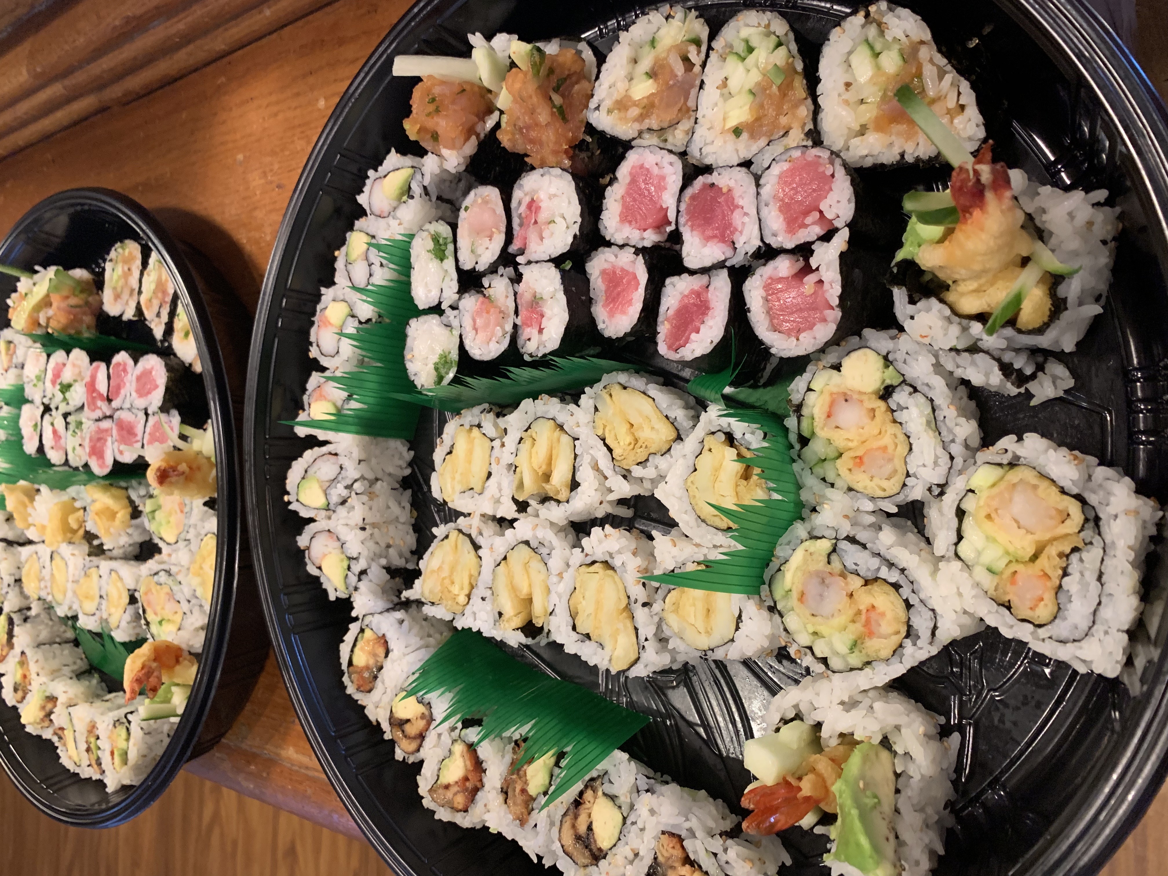 Order Party Tray A- 54 Pieces (Popular Rolls) food online from Sakura Sushi store, San Rafael on bringmethat.com