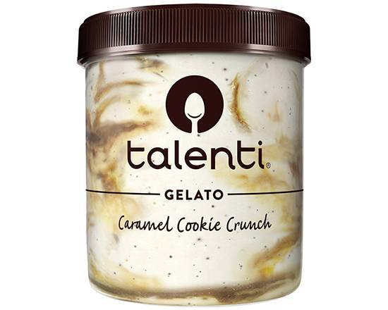 Order Talenti Caramel Cookie Crunch Gelato 16 oz food online from The Ice Cream Shop store, Dallas on bringmethat.com